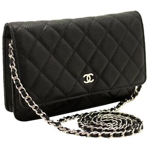 crossbody so black chanel|authentic chanel wallet crossbody.